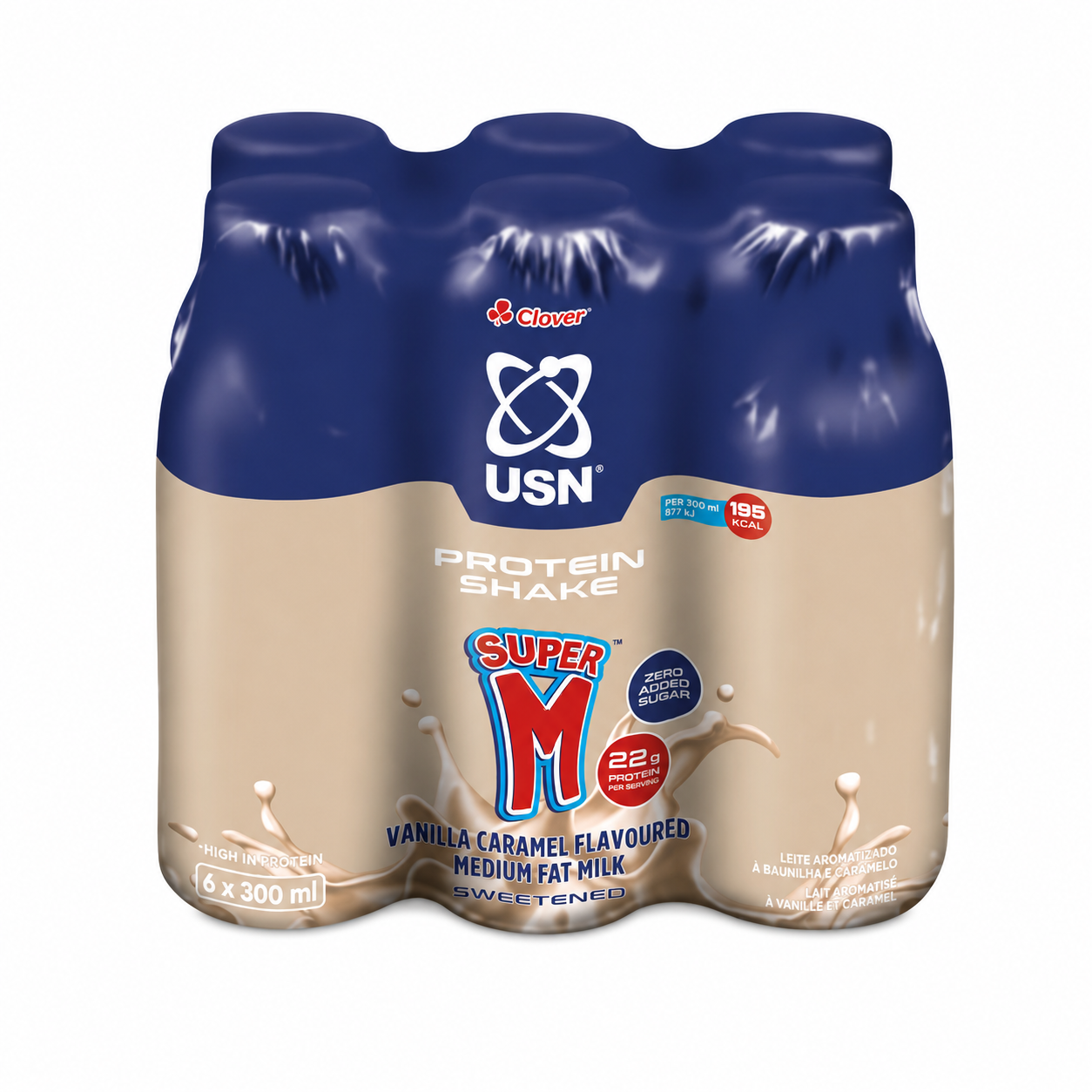 USN Super M Vanilla Caramel Protein Milk 300ml