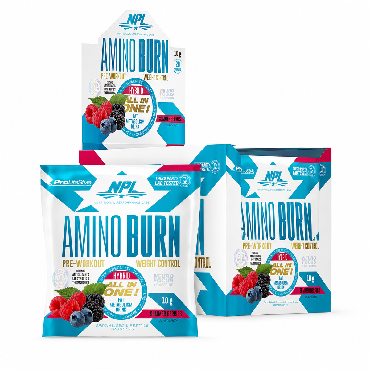NPL Summer Berries Amino Burn Sachet 10g