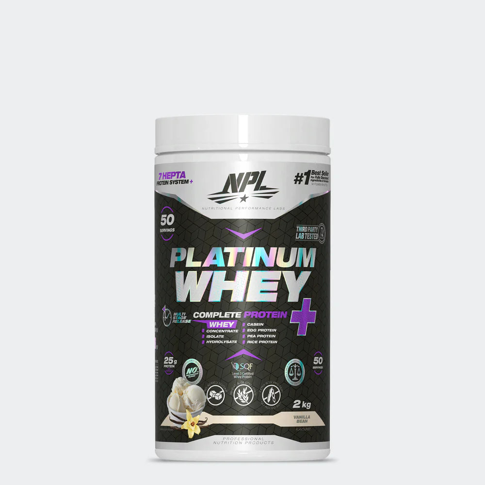 NPL Platinum Whey + (50 Servings)