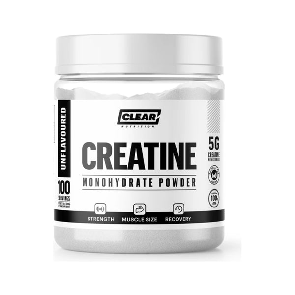Clear Nutrition Creatine Monohydrate Powder (100 Servings)