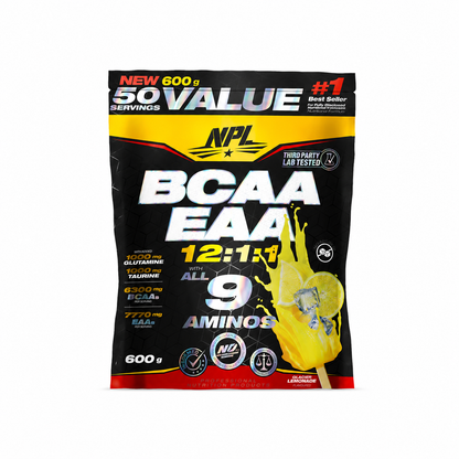 NPL BCAA EAA 12:1:1 600g Bulk Pack
