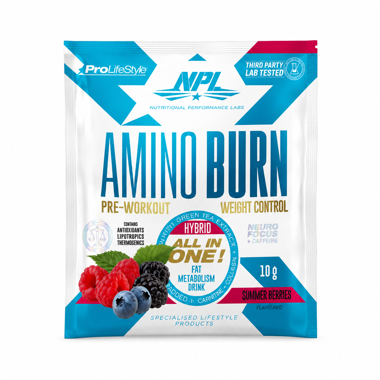 NPL Summer Berries Amino Burn Sachet 10g