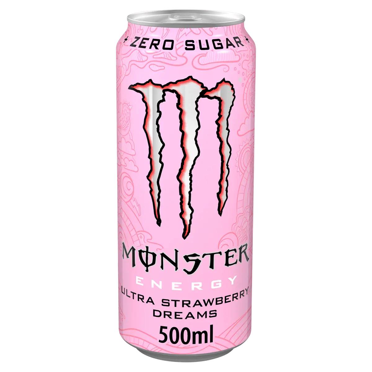 Monster Zero Ultra Strawberry Dreams Energy Drink 500ml