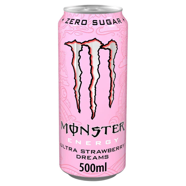 Monster Zero Ultra Strawberry Dreams Energy Drink 500ml
